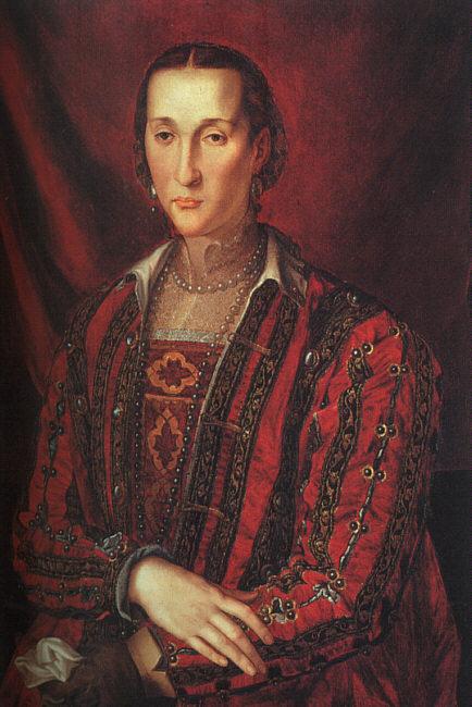 BRONZINO, Agnolo Portrait of Eleanora di Toledo oil painting picture